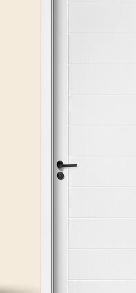 Porte WPC Blanc trafic