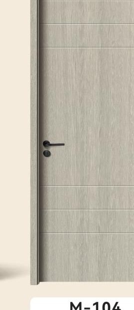 Porte WPC Frêne gris