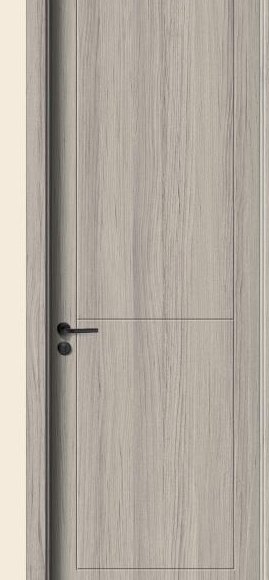 Porte WPC Chêne cendré