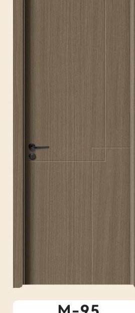 Porte WPC Chêne fumé